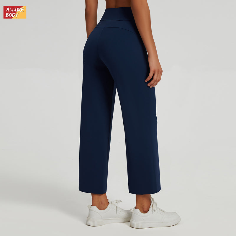 Squat-Proof High-Waisted Straight-Leg Leggings | Yoga Pants | The Kashmere