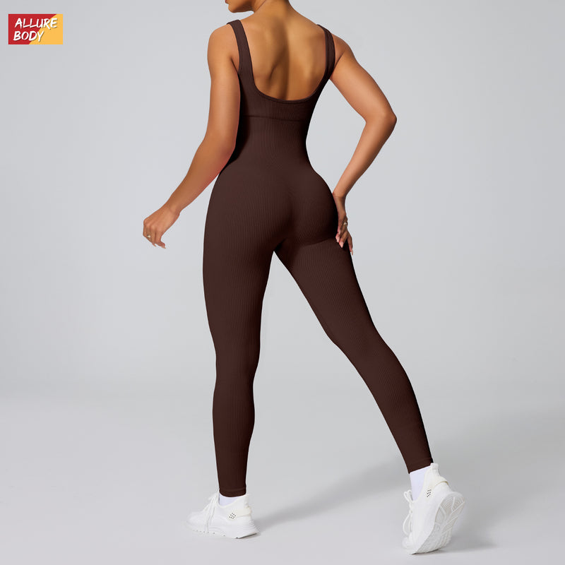Squat-Proof High-Waisted Jumpsuit | One-Piece Jumpsuit | The Kashmere