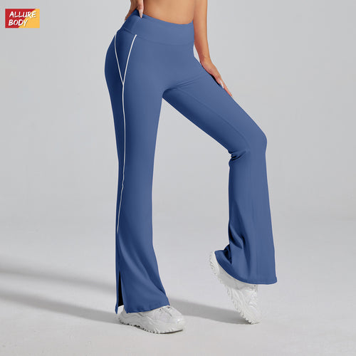Butt-Lifting Squat-Proof High-Waisted Wide-Leg Leggings | Yoga Pants | The Kashmere - Premium Seamless Activewear by The Kashmere