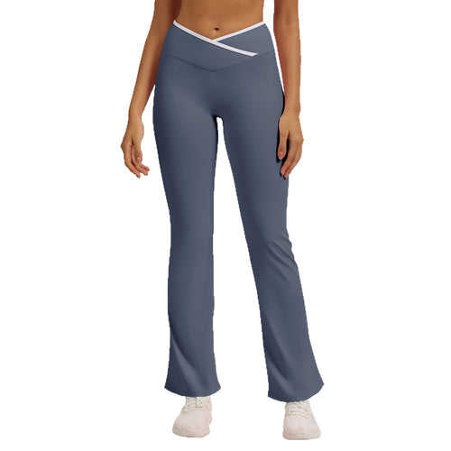 Squat-Proof High-Waisted Flared Wide-Leg Leggings | Yoga Pants | The Kashmere