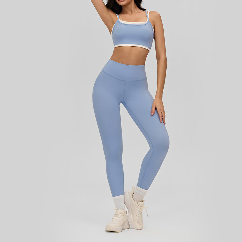 Seamless Contrast Yoga Set | The Kashmere