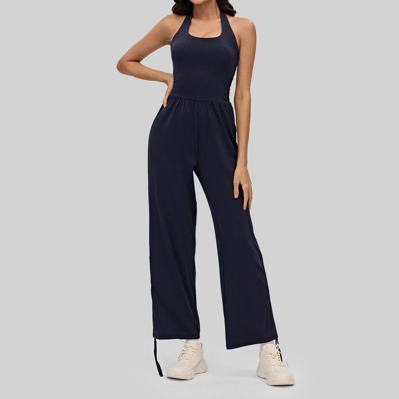Naked-Feel Halter Neck Yoga Bodysuit | The Kashmere