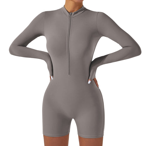 Long Sleeve Jumpsuit | One-Piece Jumpsuit | The Kashmere - Premium Seamless Activewear by The Kashmere